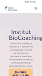 Mobile Screenshot of institutbiocoaching.com